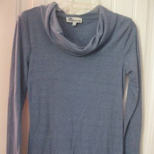 4/$20 🍁 Bluecrush Top Long Sleeves Cowl Neck Blue
